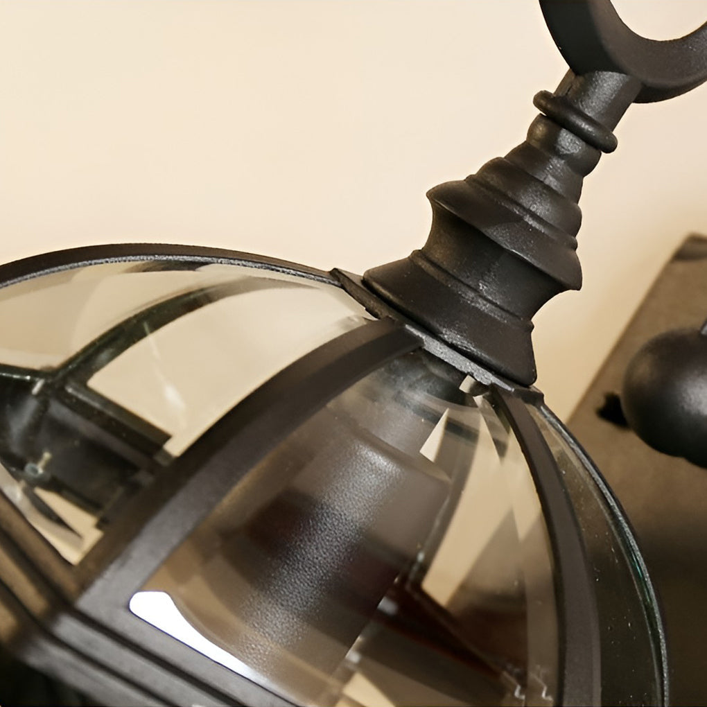 Classic Waterproof Glass E27 Wall Light Sconce Lamp