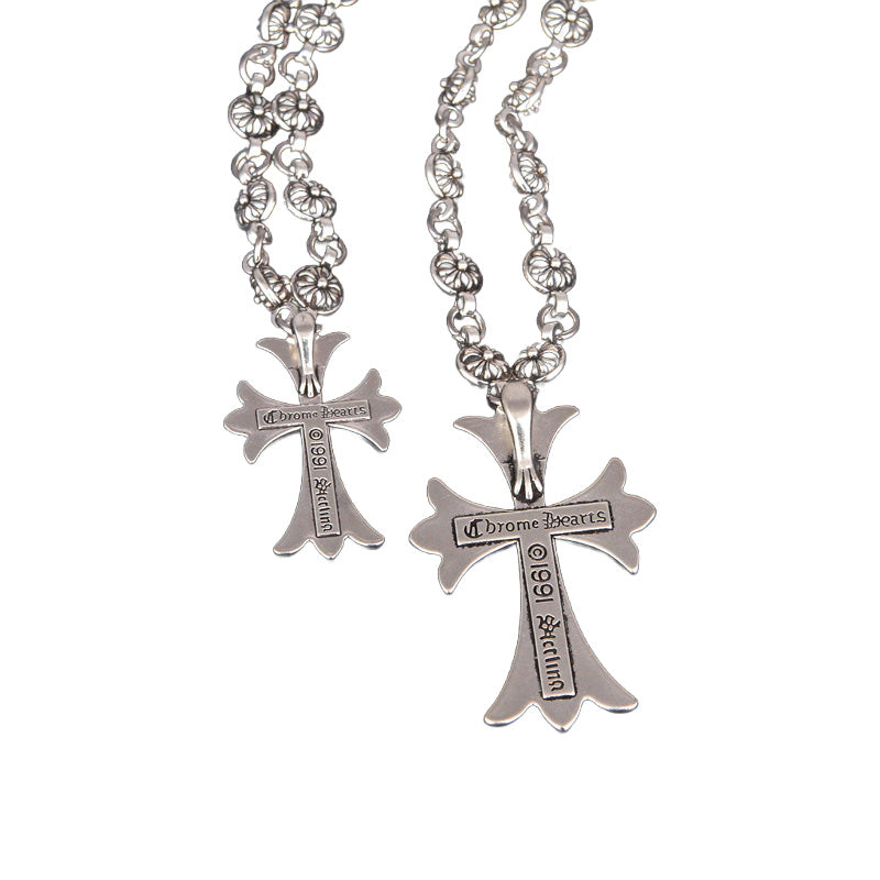 Dark Cross Chain Necklace