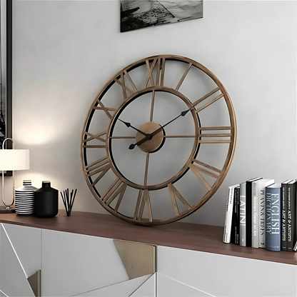 Big Modern Wall Clock with Sleek Frame