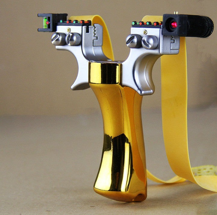 Accurate Steel Pocket Slingshot