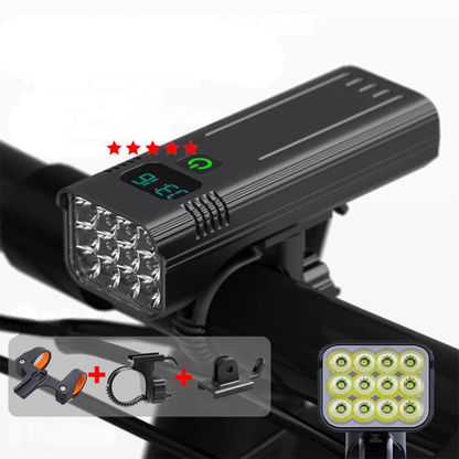 Bright 5000L LED Bicycle Front Light with USB Charger