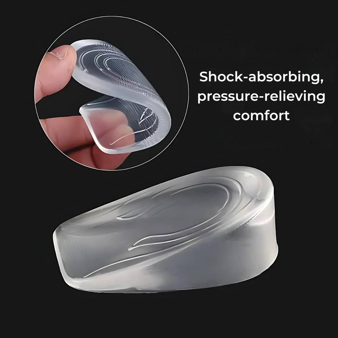 Comfortable Gel Heel Support Inserts for Plantar Relief