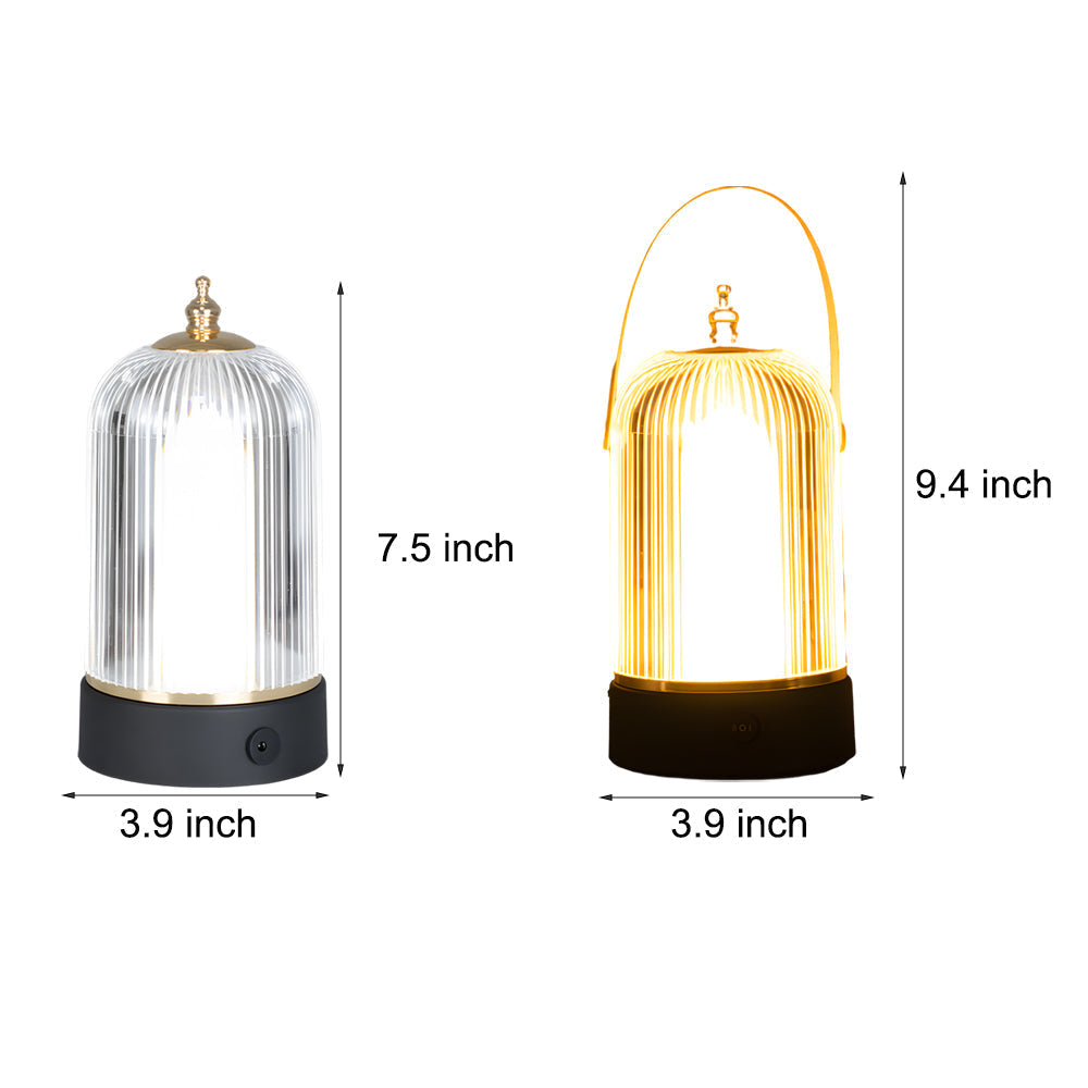 Soft Glass LED Bedside Table Lamp