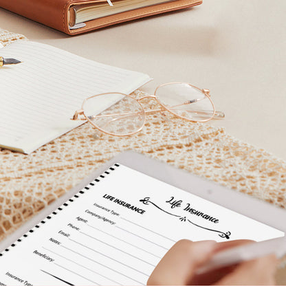 Funeral Life Planner Notebook