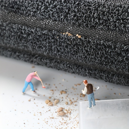 Durable Water-Resistant Striped Doormat