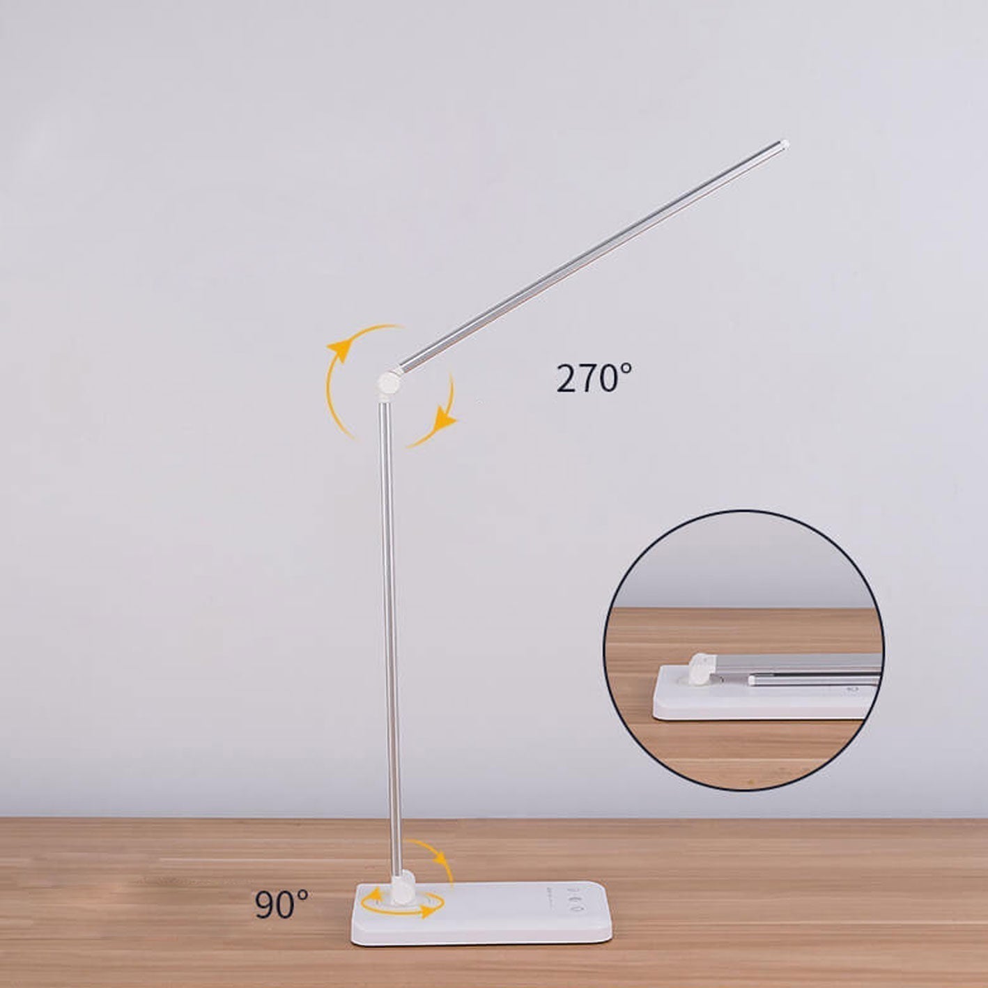 Compact Adjustable Bright LED Table Lamp