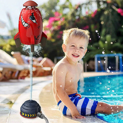 Fun Kids Water Rocket Sprinkler for Garden Play