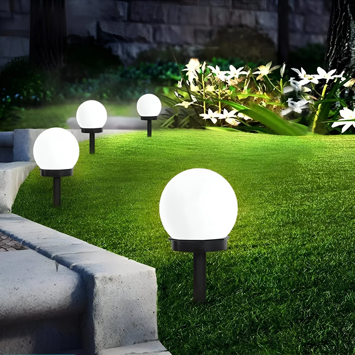 Outdoor Garden Solar Powered Lights Set - Cofik