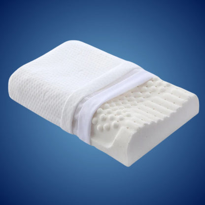 Natural Latex Orthopedic Neck Pillow for Back Support