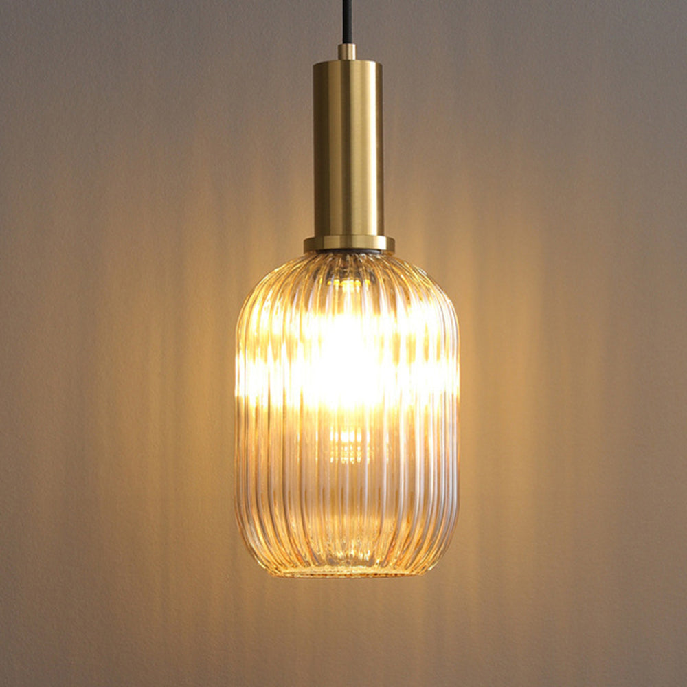 Classic Colorful Glass Pendant Light Fixture