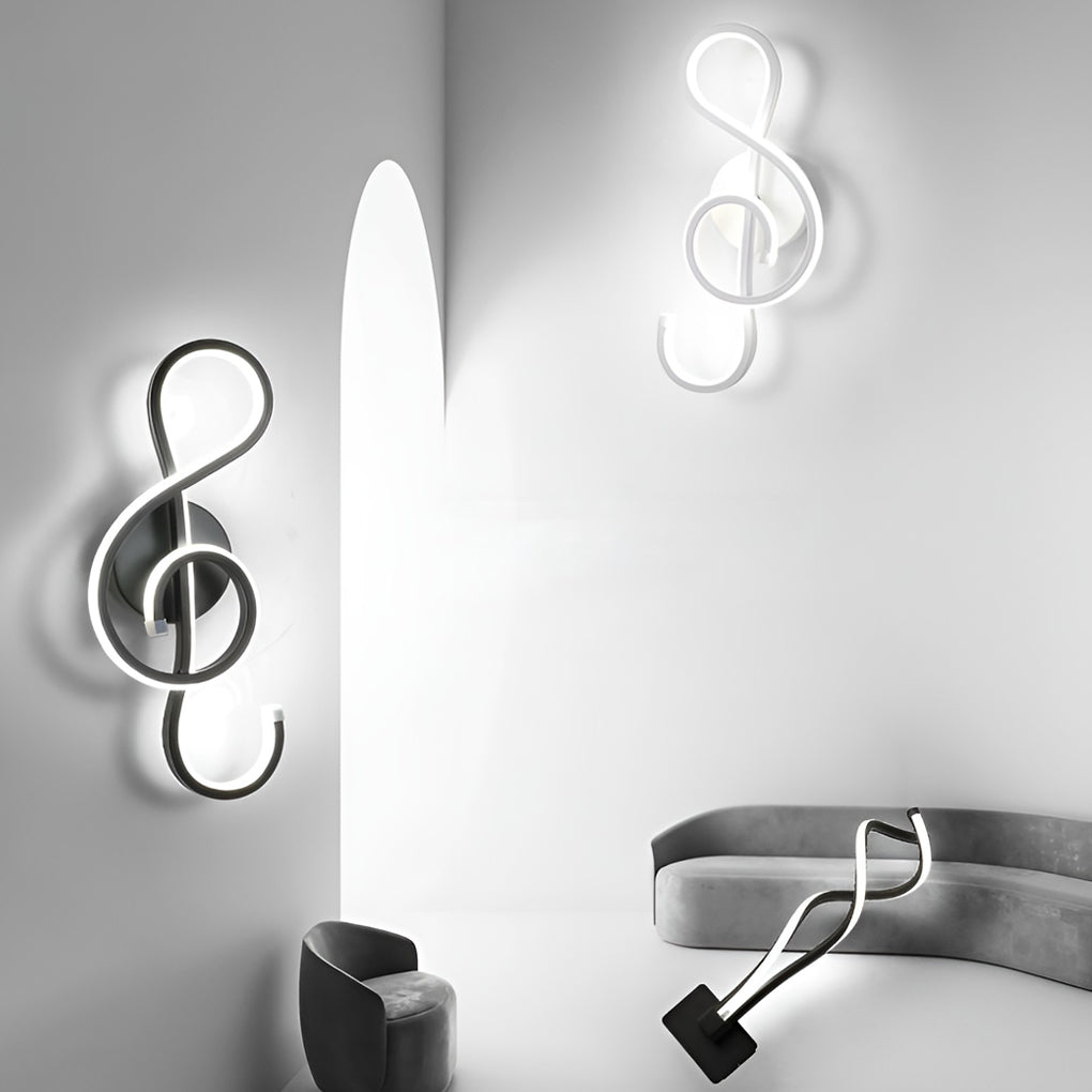 Contemporary Music Theme LED Wall Light