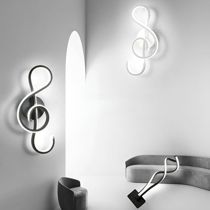 Contemporary Music Theme LED Wall Light