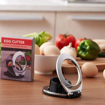 Premium 3-in-1 Stainless Egg Cutter