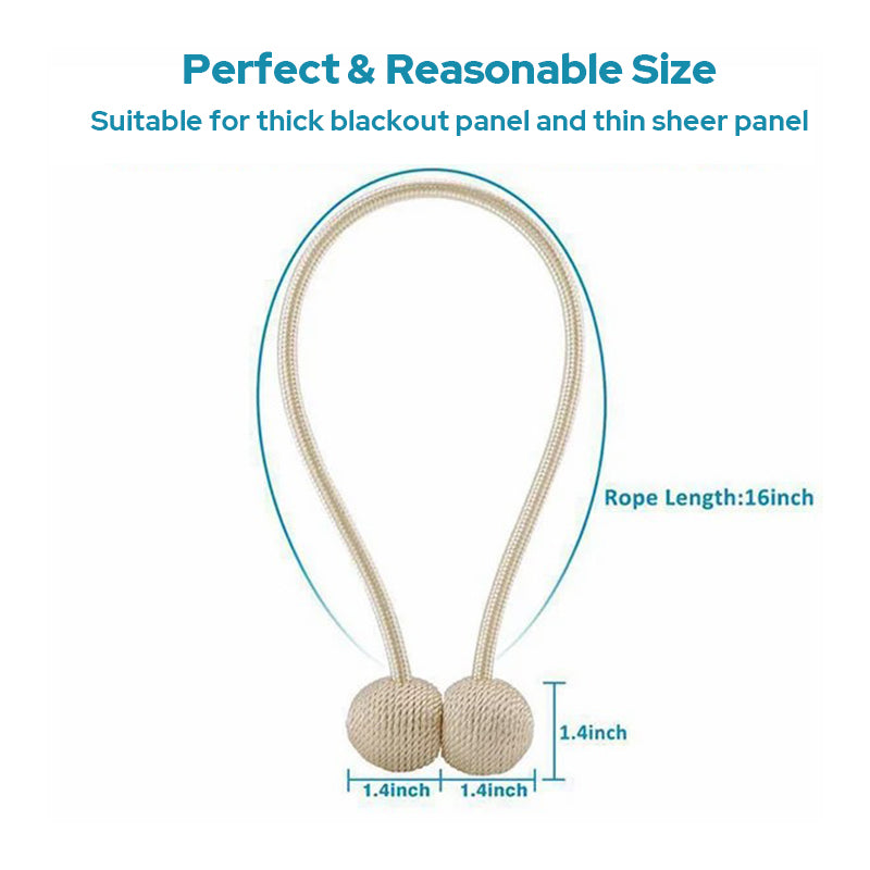 Easy Fit Magnetic Curtain Tie Back Strap