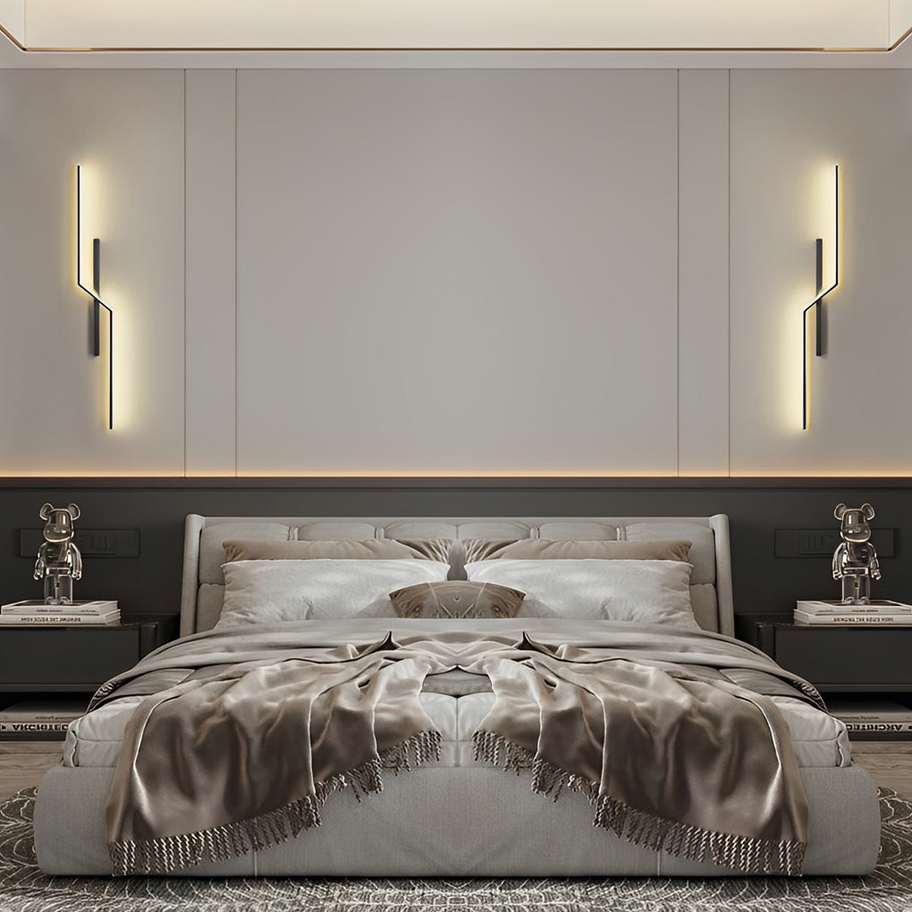Slim LED Contemporary Wall Light Fixture