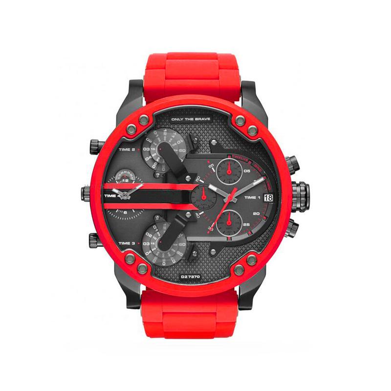 Modern Stainless Steel Quartz Chrono Watch