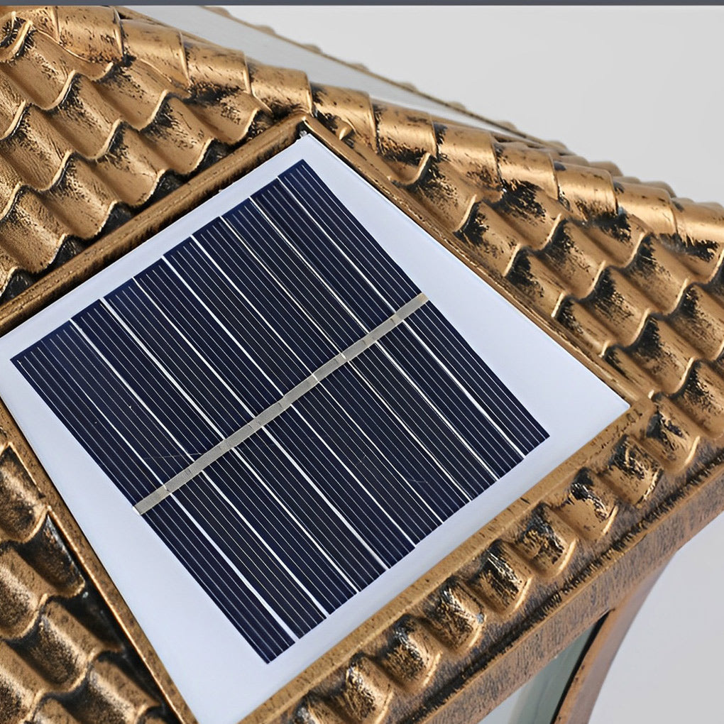 Outdoor Solar Fence Post Lights with Classic Design - Cofik