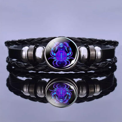 Astrology Zodiac Sign Charm Bracelet