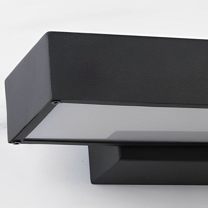 Weatherproof Automatic Black Outdoor Wall Lamp