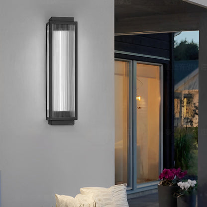 Outdoor Black LED Wall Light Fixtures Waterproof