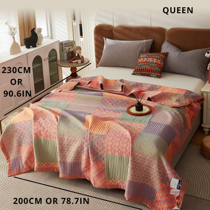 Premium Reversible Colorful Duvet Cover Set