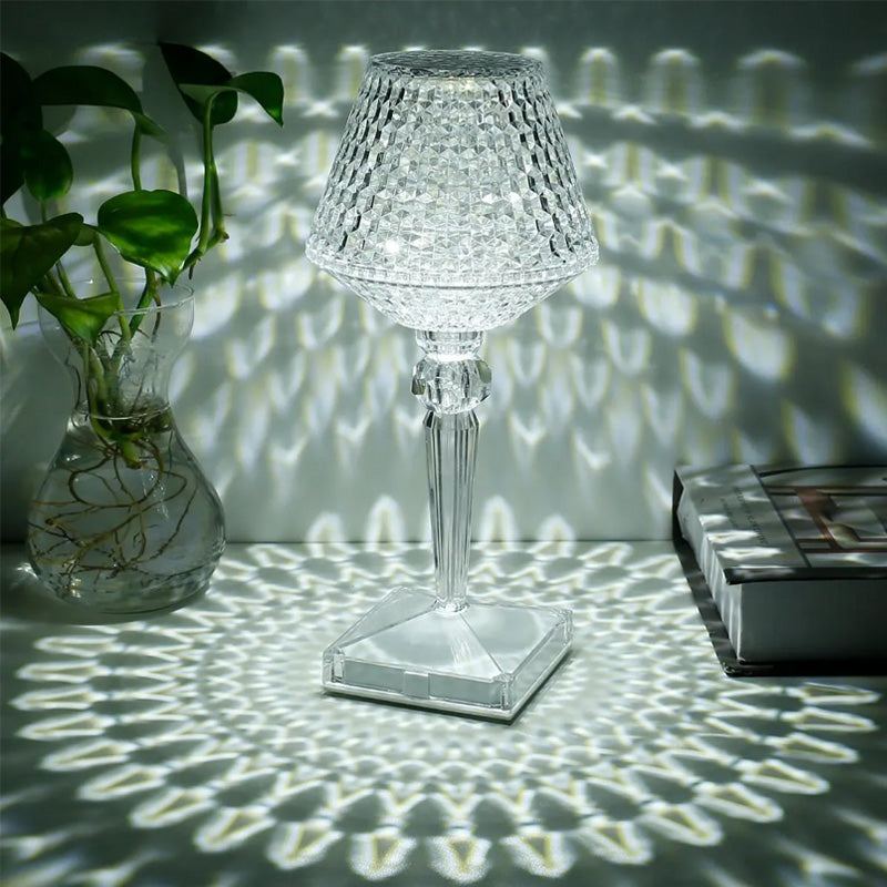 Sparkling Glass Desk Lamp