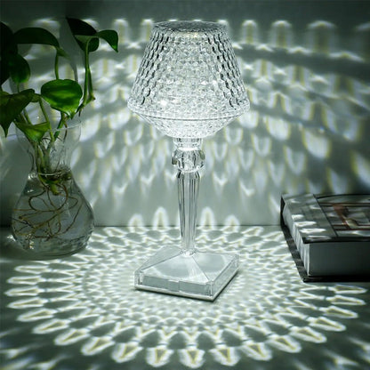Sparkling Glass Desk Lamp