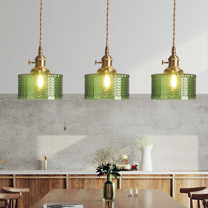 Classic Elegant Glass Drop Pendant Light