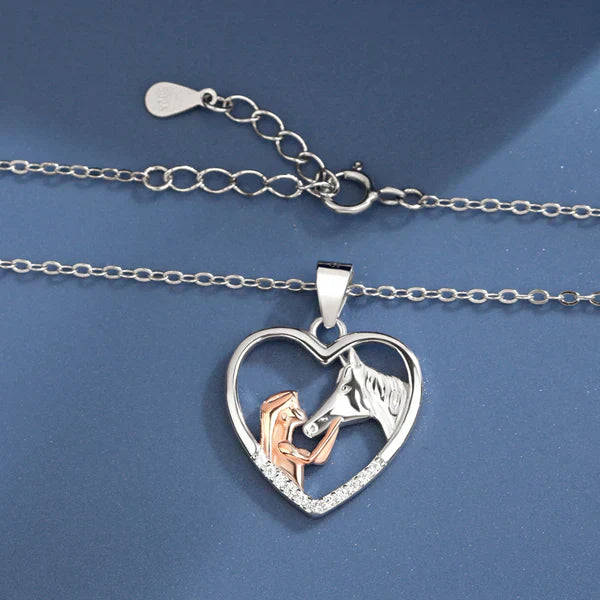Pretty Horse Pendant Necklace Chain