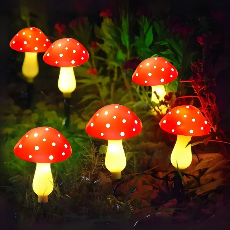 Colorful Solar Powered Garden Lanterns