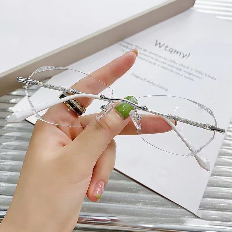 Stylish Rimless Blue Light Blocking Readers