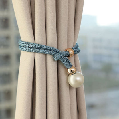 Shiny Beaded Curtain Tiebacks 2 Pack