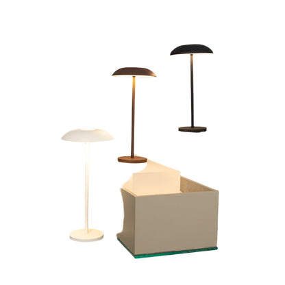 Stylish Round Cordless Table Lamp with Touch Control