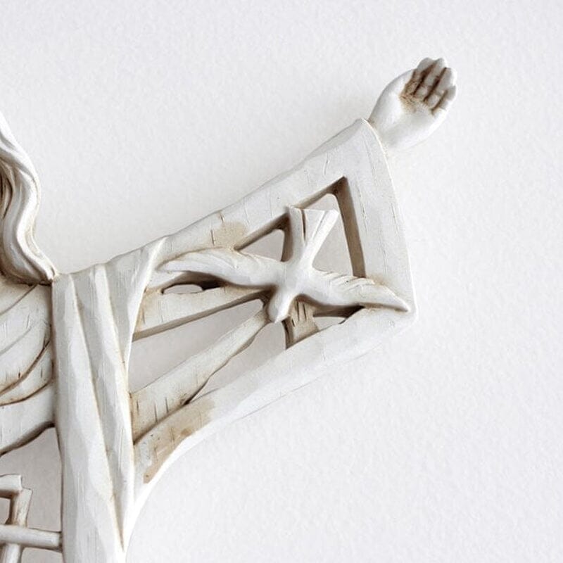 Inspirational Jesus Wall Cross Figurine