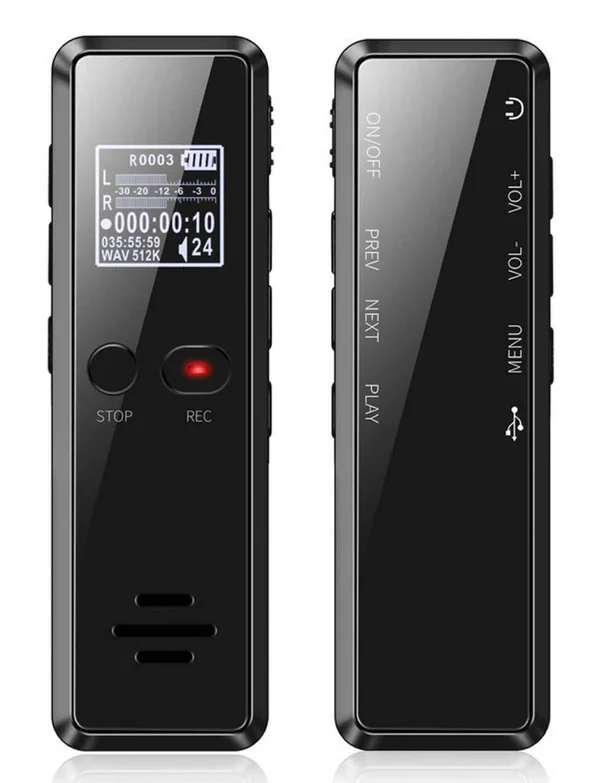 Compact Digital Audio Recorder with Speaker - Cofik