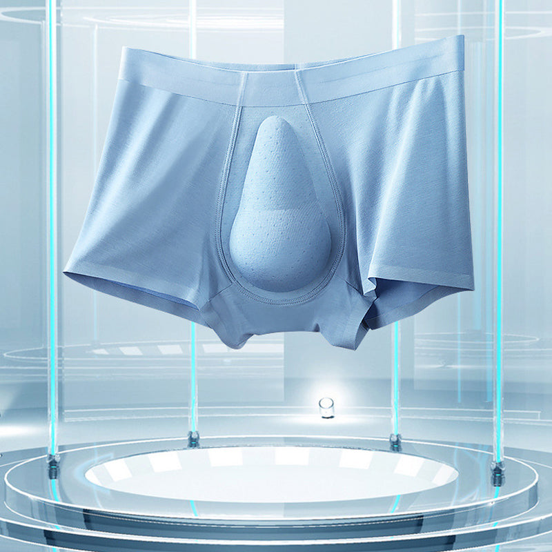 Soft Men's Natural Latex Briefs - Breathable Support Underwear - Cofik