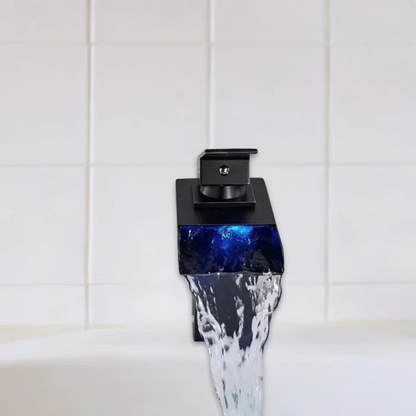 Modern LED Cascade Bathroom Faucet