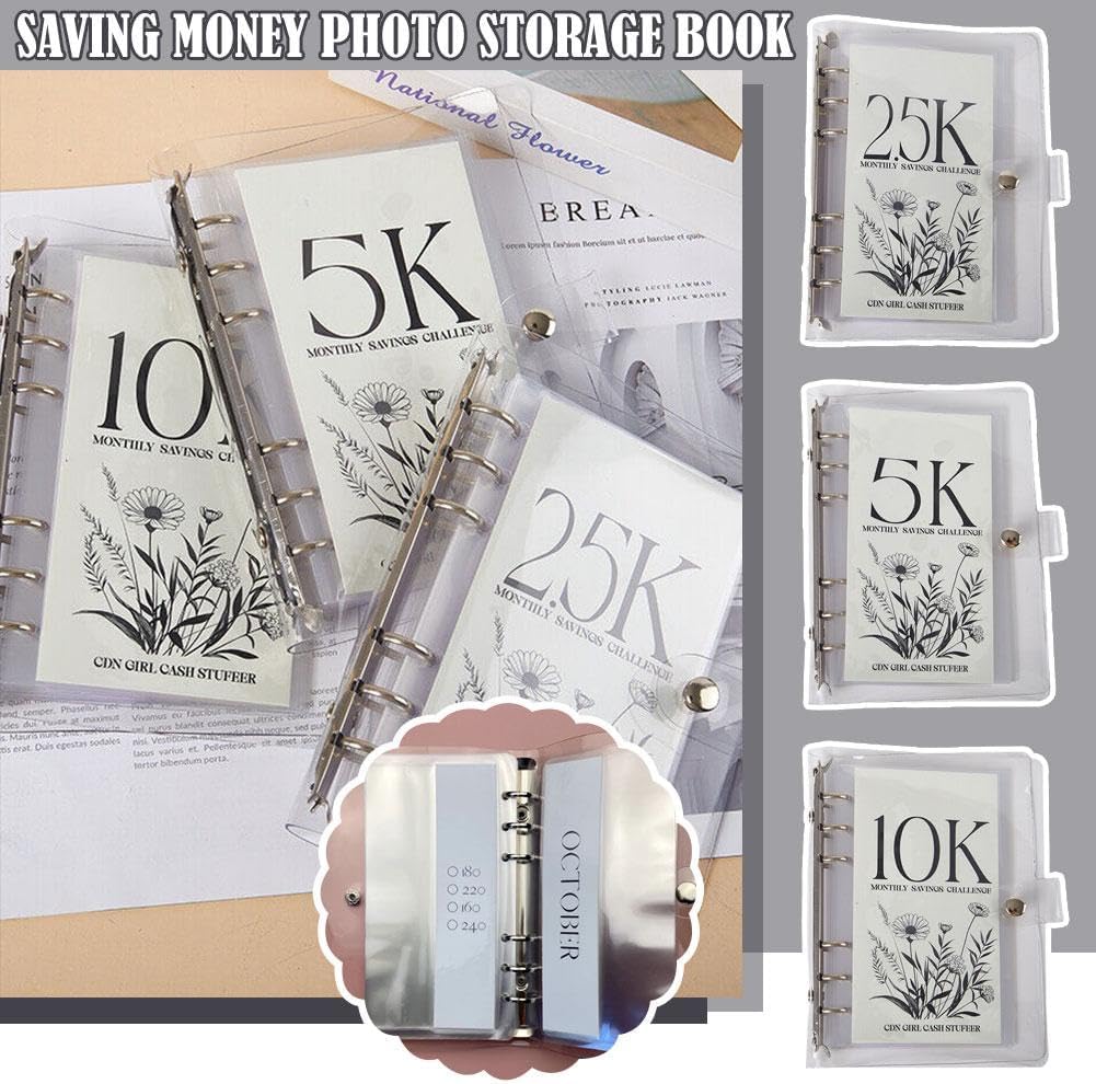 Budget Planner 12-Month Savings Tracker Binder