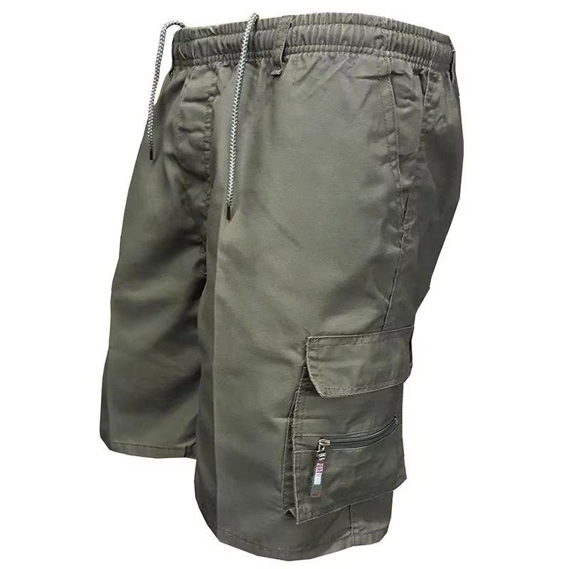 Relaxed Fit Mens Cargo Shorts with Multiple Pockets