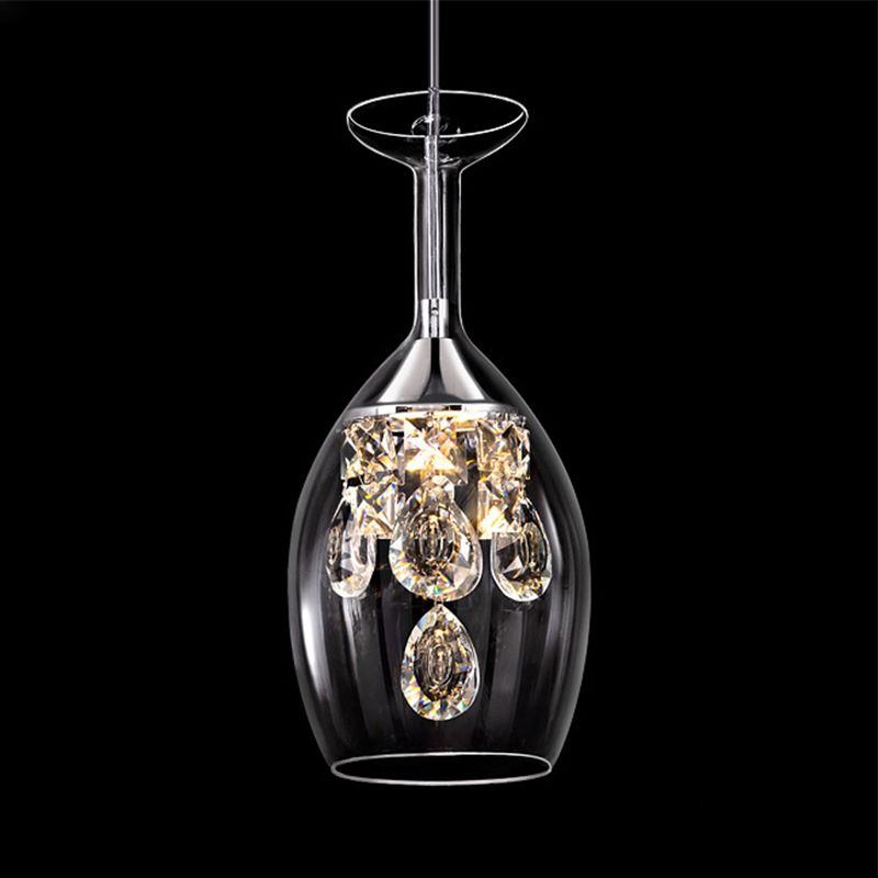 Stunning Glass Crystal Pendant Ceiling Light Fixture