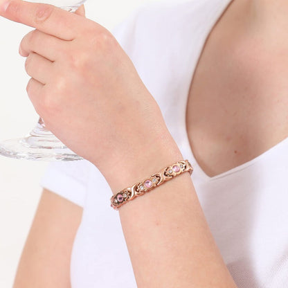 Luxurious Rose Gold Clasp Bracelet