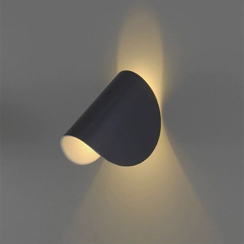 Contemporary Metal LED Color Changing Wall Lamp
