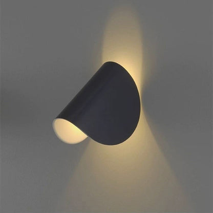 Contemporary Metal LED Color Changing Wall Lamp