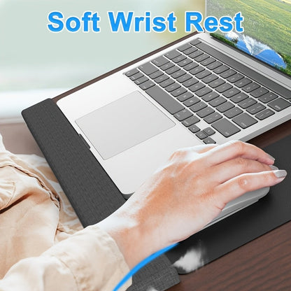 Adjustable Laptop Riser with Comfort Wrist Rest