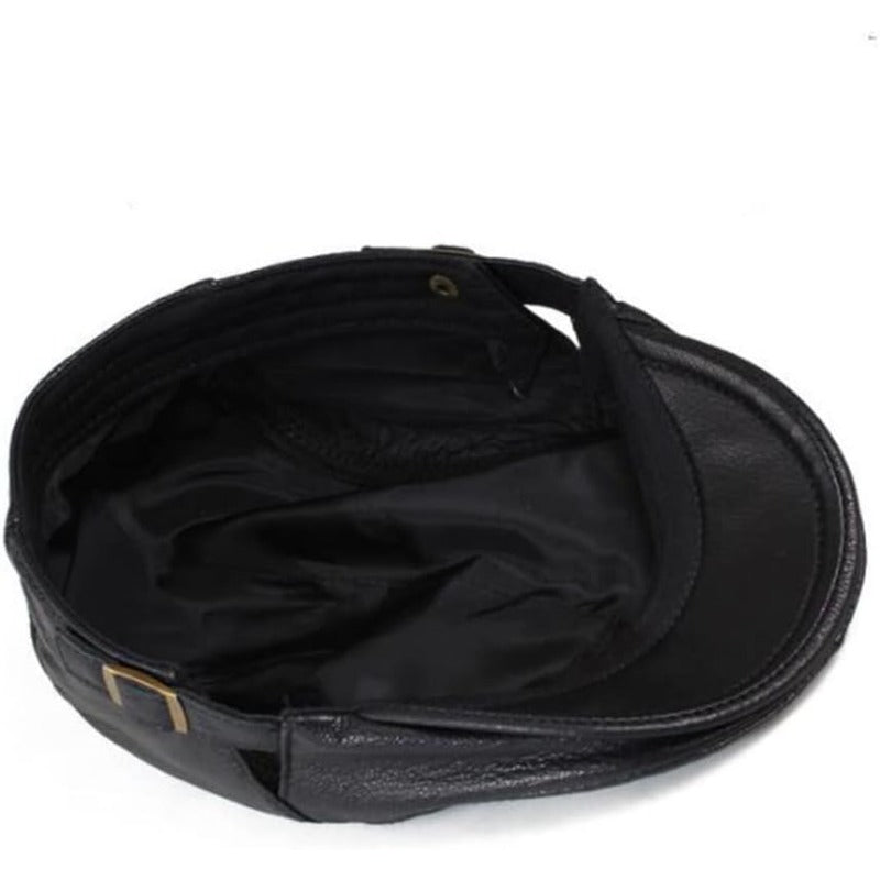 Timeless Brown Leather Hat