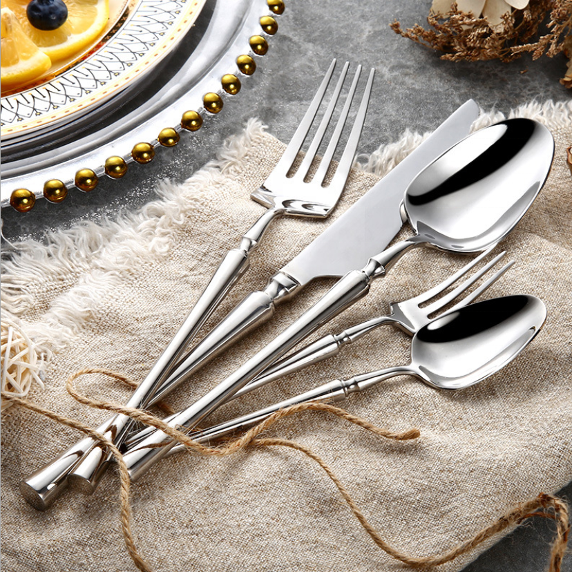 Cofik | Premium Silver Cutlery with Comfort Grip Handles - Cofik