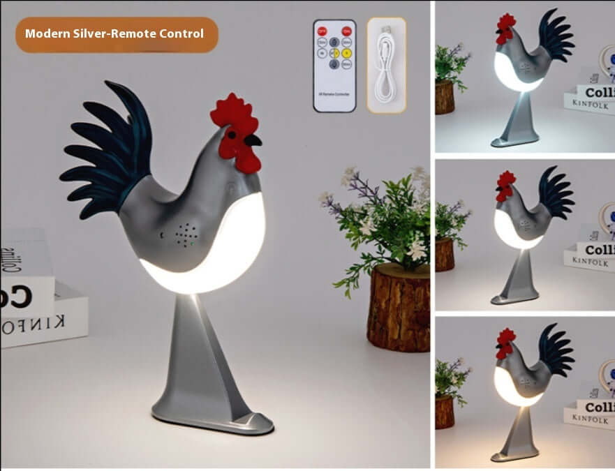 Colorful LED Night Light Lamp with Sound and Dimmer