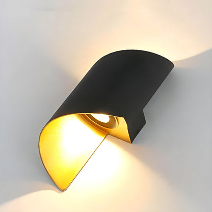 Modern Spiral LED Outdoor Wall Light