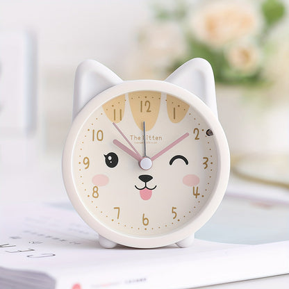 Kids Sleep Clock with Soft Nightlight & Cute Bunny Design
