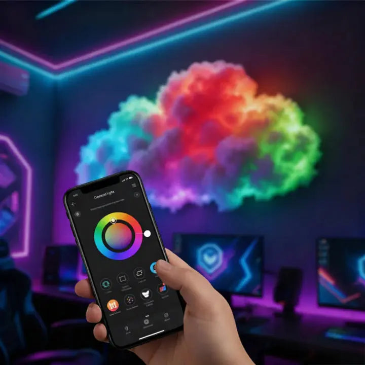 Colorful LED Cloud Table Lamp